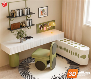 Kid's table and chairs Skp Files 